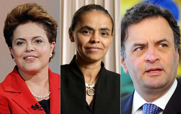 Dilma se mantém na frente no primeiro  e segundo turno.