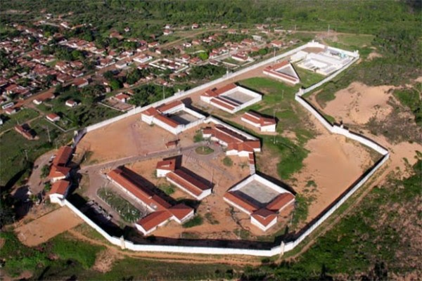 Penitenciária de Alcaçuz, maior unidade prisional do Rio Grande do Norte (Foto: Canindé Soares/G1)
