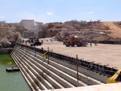 Barragem de Oiticica está com 35% de execução, segundo o governo do estado (Foto: Divulgação/Balanço do PAC)