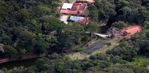 O sítio em Atibaia, frequentado por Lula e familiares.