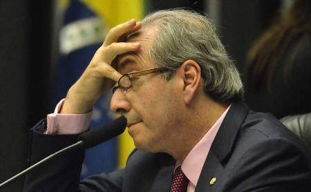 O presidente da Câmara, Eduardo Cunha.