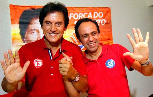 Robinson Faria e Fábio Dantas (Foto: Canindé Soares)