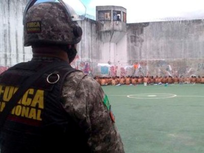 Força Nacional atuou em vária áreas no RN (Foto: Divulgação/Sesed-RN)