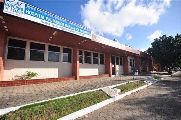 UTI) do Hospital Pediátrico Maria Alice Fernandes, em Natal, está fechada temporariamente