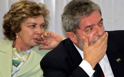 O ex-presidente Luiz Inácio Lula da Silva e a ex-primeira-dama, Marisa Letícia.