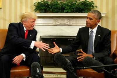 Obama disse que sugeriu ai presidente eleito uma ”transição bem-sucedida entre as duas presidências”